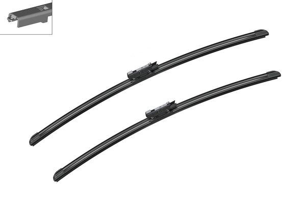 SILECEK SUPURGESI TAKIMI 600mm / 575mm BMW E60 - BOSCH - OEM 61612455442