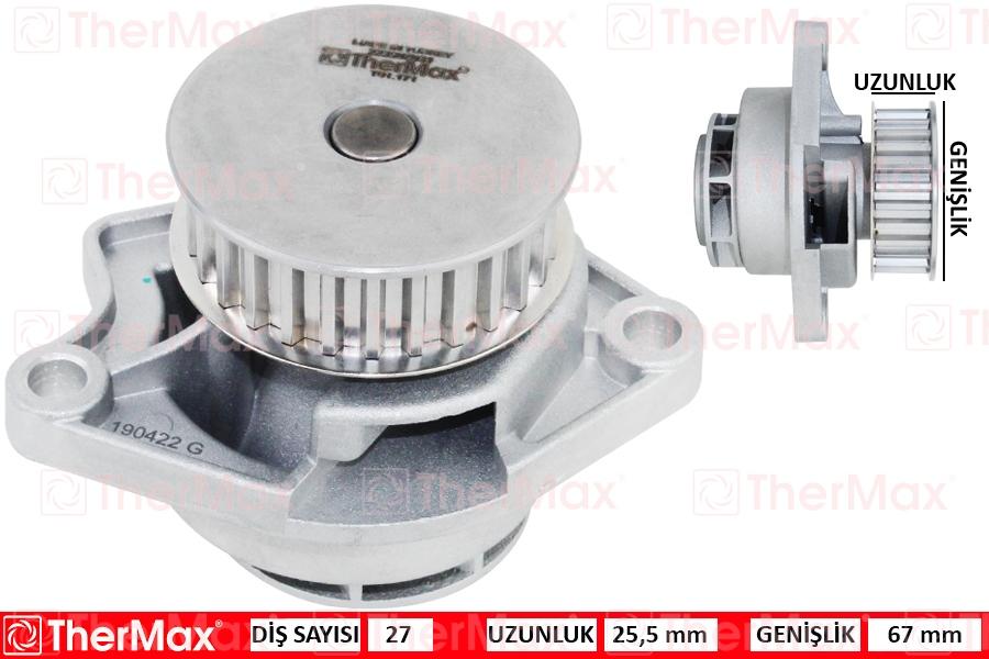 DEVİRDAİM POLO (00-12) 1.4 16V - IBIZA-CORDOBA-FABIA 1.4 16V (04-10) (AHW-BBY-BKY-CGL) (T) - THERMAX - OEM 036121005S