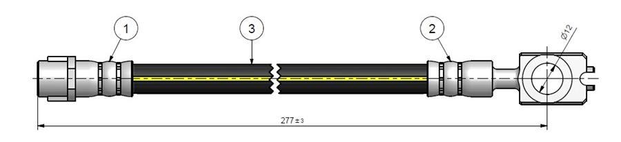 FREN HORTUMU ARKA EXEO - CAVO - OEM 8E0611775H