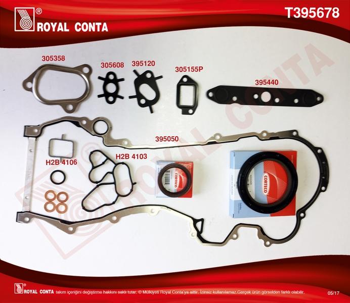 ALT TAKIM CONTA (CORTECO KECELI) PEUGEOT BIPER CITROEN NEMO 13 HDI ALBEA PALIO DOBLO LINEA FIORINO 13 JTD 188A9 223A9 - ROYALCONTA - OEM 71744286