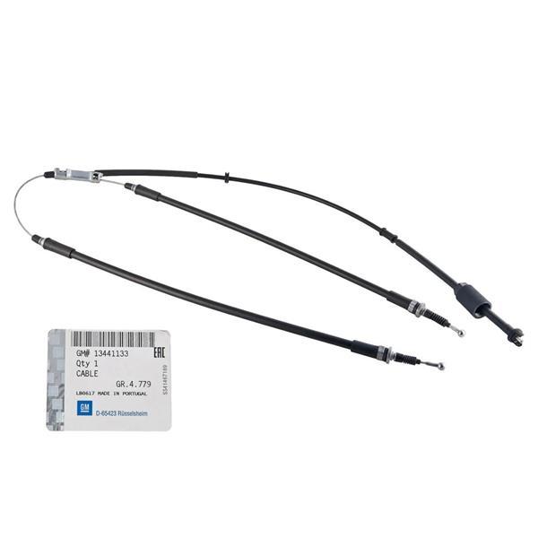 EL FREN TELİ (KOMPLE SET) ASTRA J 5 KAP. 09> (Elektrikli Park Freni)(1915mm/1006mm-593mm+735mm/593mm - GM - OEM 522134