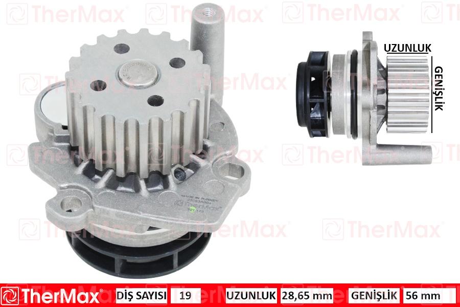 DEVİRDAİM CRAFTER-T6-A3-JETTA-CADDY-POLO-PASSAT 1.2-1.6-2.0TDI CAYB/C/D-CAAB/C-CKUB-CFFB-CAGA (T) - THERMAX - OEM 03L121011