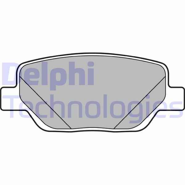 FREN BALATASI ARKA EGEA 1.3D MULTIJET/1.4/1.4LPG/1.6/1.6D MULTIJET - DELPHI - OEM 77367717