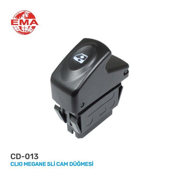 CAM AÇMA ANAHTARI SAĞ MEGANE I-CLIO II (98-05) (5 FİŞ-TEKLİ) - EMA - OEM 7700838099