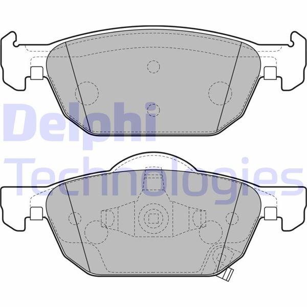 FREN BALATASI ON (155MM) ACCORD IX 08- - DELPHI - OEM 45022TV2E02