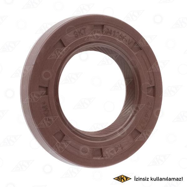EKSANTRİK MİL KEÇESİ FORD-PEUGEOT-CITROEN-OPEL-VOLVO-FIAT 02> 1.4-1.5-1.6-2.0 TDCİ-HDİ (DIŞ ÇAP:47mm, İÇ ÇAP:27mm, KALINLIK:7mm) - SKT - OEM 0807.28