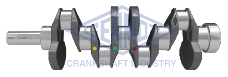 KRANK MİLİ MITSUBISHI L200 2.5L 4D55 4D56 K14T K64T K74T 86-06 / L300 2.5L P15V 86-06 / PAJERO L044G 88-91 / HYUNDAI H100 D4BA 94-> Turbosuz araçlar için - GENMOT - OEM 2311142002