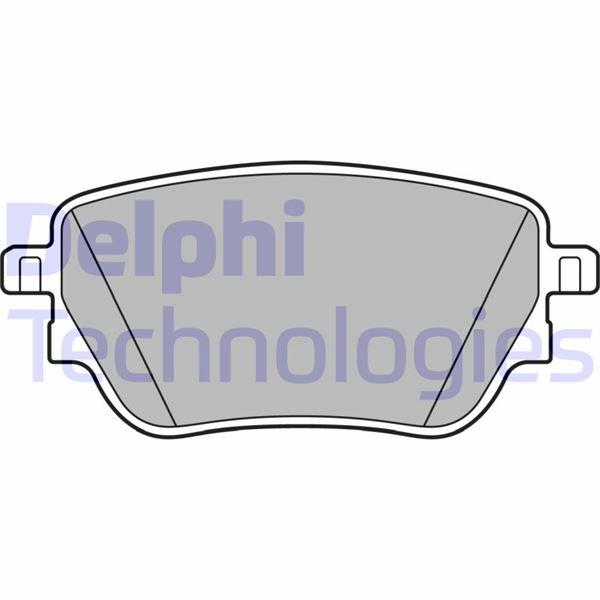 FREN BALATASI ARKA MERCEDES W177 V177 W247 C118 X118 H247 X247 - DELPHI - OEM A0004207500