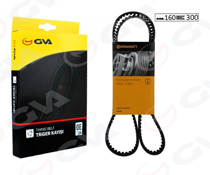 TRİGER KAYIŞI (160x300) PASSAT 2.0TDI 07=> CBAA /CBAB /CBAC /CBBB /CBDC - GVA - OEM 03L109119F