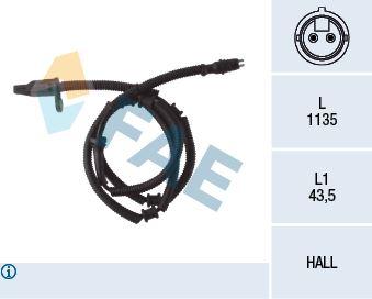TEKERLEK HIZ SENSÖRÜ MASTER 2 1.9DTİ-DCİ-2.2-2.5DCİ-2.8DTİ-3.0DCİ 00> ARKA - FAE - OEM 8200274801