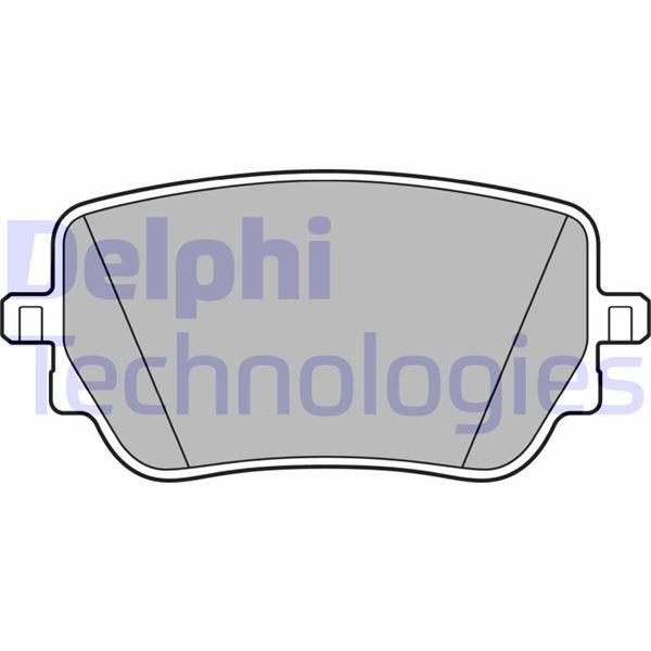 FREN BALATASI ARKA MERCEDES W177 V177 W247 C118 X118 H247 X247 - DELPHI - OEM A0004201706