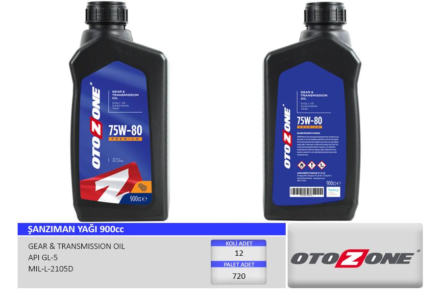 ŞANZIMAN YAĞI 75W-80 900CC - OTOZONE - OEM 75W80