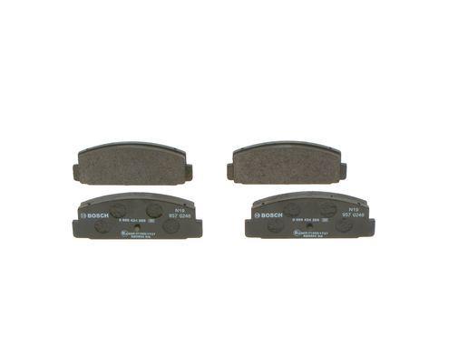 ARKA FREN BALATA MAZDA 323 LANTIS 1,8L BP DOHC BJ 99-01 / 626 FS GF 98-01 / MAZDA 6 2,0L LF-DE GG GH 02-> - BOSCH - OEM GEYC2643Z