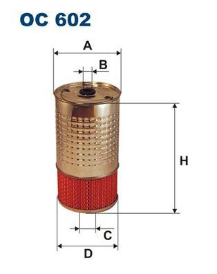 YAG FILTRESI MERCEDES OM601 OM602 OM603 W201 W202 W124 W140 - FILTRON - OEM A6011840025