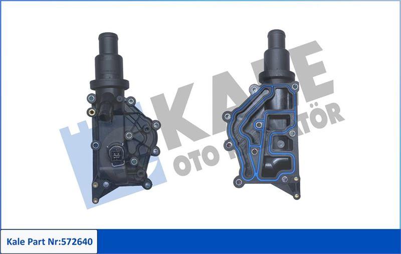 TERMOSTAT 89 °C PLASTIK GOVDELI KOMPLE RENAULT CLIO GRAND SCENIC MEGANE MODUS GRAND MODUS SCENIC TWINGO WIND 1.4 1.6 1.4/1.6 16V 02 14 - KALE - OEM 8200158269