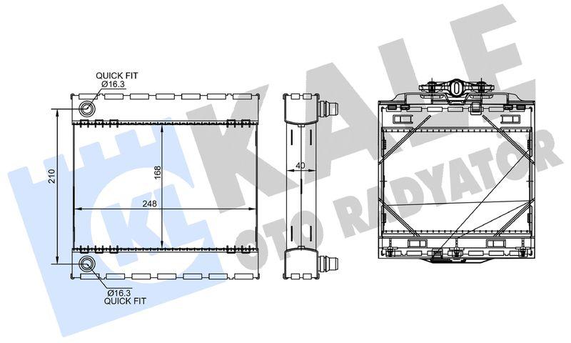 ILAVE SU RADYATORU SAG BMW N20 N55 N57 F07 F10 F11 F18 F06 F12 F13 F01 F02 - KALE - OEM 17117802662