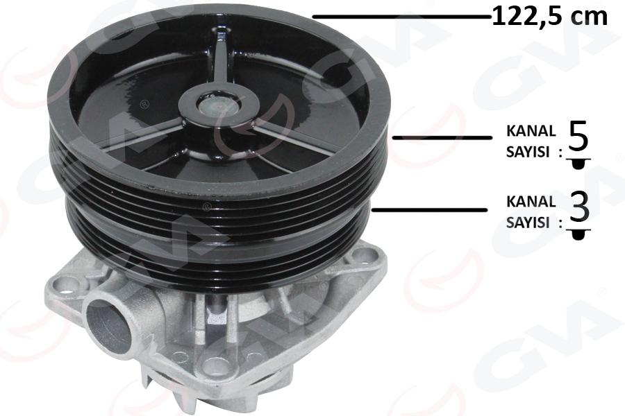 DEVİRDAİM BRAVO-BRAVA (96-01) DOBLO 01>MAREA (99-02) PALIO 96> 1.6 16V - GVA - OEM 46444355