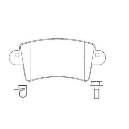 FREN BALATASI ARKA MASTER II MOVANO INTERSTAR - MOTRIO - OEM 7701206763