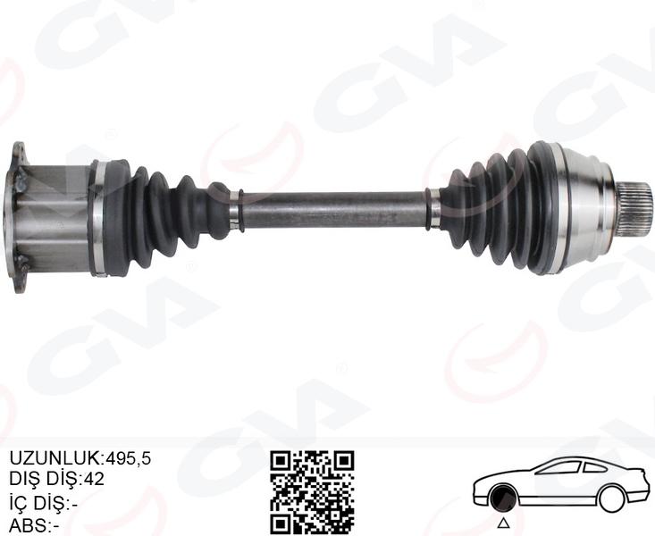 KOMPLE AKS ÖN SAĞ/SOL A6-A7-Q5 (OTOMATIK)2.0 TFSİ- 2.0 TDİ(08-) CGLB-CGLC-CHJA-CGLA-CAHB-CGLD-CHNC 2.0 TFSİ- 2.0 TDİ - GVA - OEM 4G0407271A