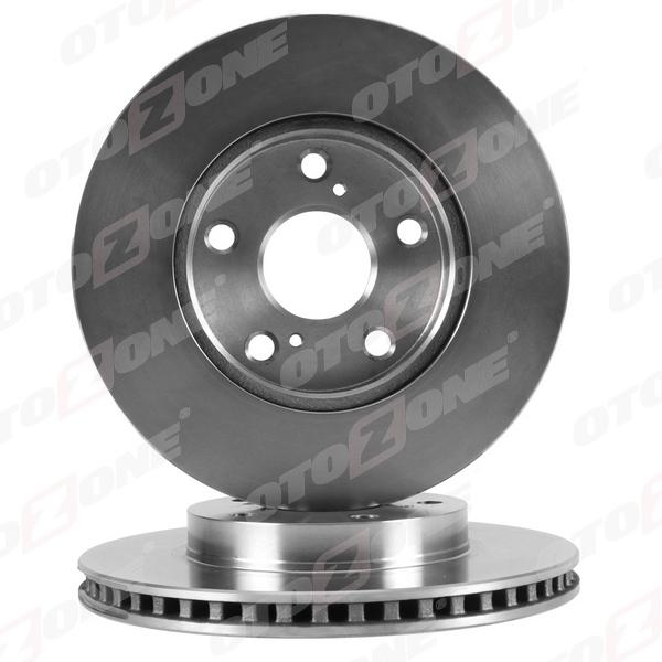 ÖN FREN DİSKİ (HAVA KANALLI) TOYOTA AURIS COROLLA 1.6L 1ZR-FE benzinli ZRE151 07-12 / 1.33L 1NR-FE N RE150 6 vites 10-12 (275 çap X 5 bijon) - Adet disk fiyatıdır - OTOZONE - OEM 4351212670