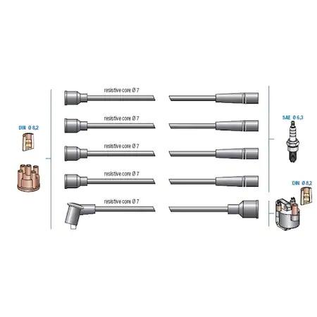 BUJİ KABLO TK. DKŞ-DOĞAN 1.6 SLX - DODUCO - OEM 85011154
