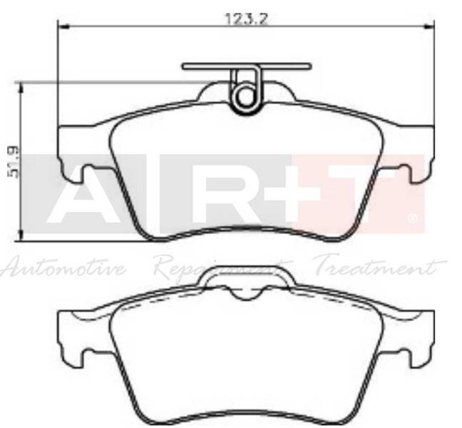 ARKA BALATA FOCUS II CMAX 03> CONNECT 02> LAGUNA III 07> OPEL VECTRA C 02> SIGNUM 03> CITROEN C5 08> PEUGEOT P508 10>18 - ART - OEM 3M512M008AC