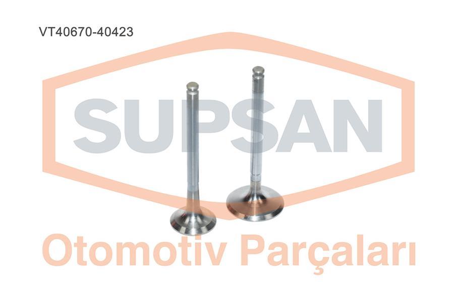 SUBAP EMME+EKSOZ (IN-4 EX-4) TEMPRA UNO SLX  M131 1.6 (176 A9.000) (E.NO:TV4006440423) - SUPSAN - OEM 7617500