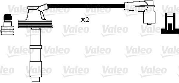 BUJİ KABLO TAKIMI RENAULT LAGUNA-SAFRANE 95> VOLVO S40-V40 95> 1.8-1.9-2.0 (N7Q -B4164-B4184-B4194) - VALEO - OEM 7431275284