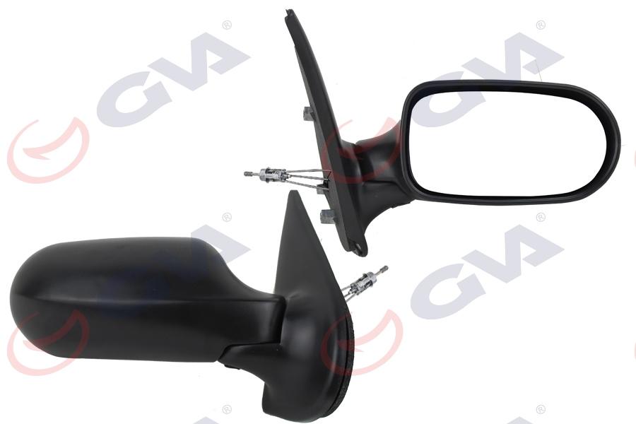 DIŞ DİKİZ AYNASI SAĞ PALIO 03>ALBEA 05> MEKANİK+ALÜMİNYUM AYAKLI+KONVEKS - GVA - OEM 735327432