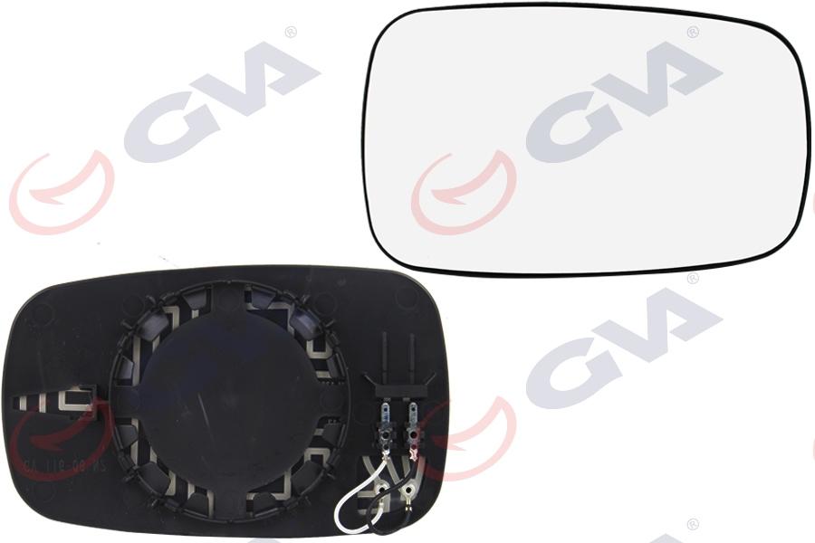AYNA CAMI SAĞ MEGANE-SCENIC 03> ISITMALI+KONVEKS VM-138GHR-OE - GVA - OEM 7701054753