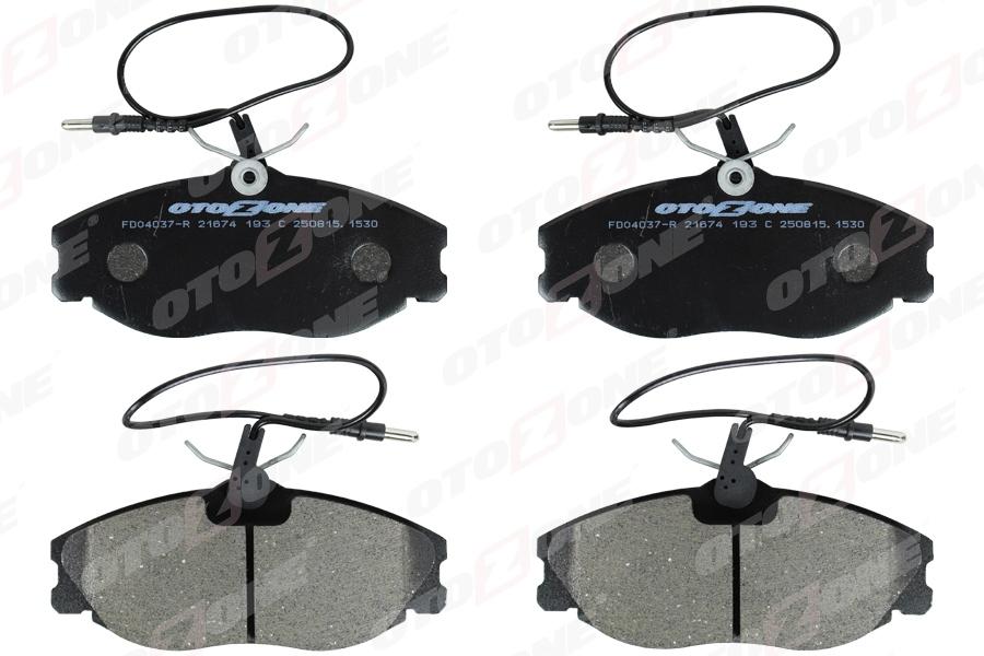 ÖN FREN BALATASI (4 FİŞLİ) P406 2.0-2.1 TD ( 94-04 ) P306 GTİ (93-01) XANTIA XM XSARA 00>05 - OTOZONE - OEM 4251.32