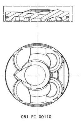PISTON 77.00 mm ( 0.50) BMW F20 F21 114I 116I 118I 120I F30 F80 316I 320I 10- PEUGEOT P206 P207 P208 P3008 P5008 1.6 VTI EP6 EP6C N13B16A - MAHLE MOTOR - OEM 11257601181#11257601181#11257601181#11257601181#11257584117