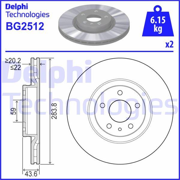 ÖN FREN AYNASI OPEL COMBO D 12> FIAT DOBLO 10 - DELPHI - OEM 95515331