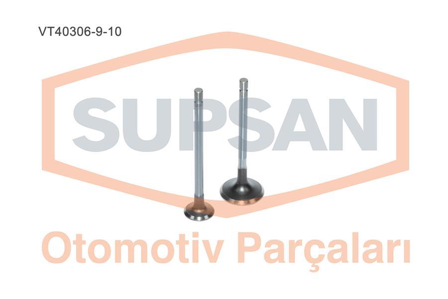 SUBAP EMME+EKSOZ (IN-4+IN-4 EX-4) COROLLA 1.3 12V (2E) 1995 MOD. KARBIRATORLU - SUPSAN - OEM 1371510030