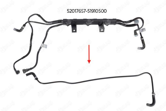 YAKIT BORUSU DOBLO MPV - DİZEL 1.3 D MULTİJET 2010--> - CM - OEM 51910500