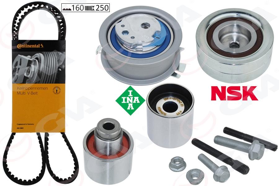 TRİGER SETİ CRAFTER-T6-A3-JETTA-CADDY-POLO-PASSAT 1.6-2.0 TDI CAYB/C/D-CAAB/C-CKUB-CFFB-CFWA-CAGA - GVA - OEM 03L198119A