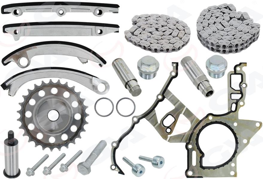 EKSANTİRİK ZİNCİR SETİ KOMPLE VECTRA B DUPLEX+SIMPLEX (ALT+UST) 2.0 DTL DTH - GVA - OEM 93191274
