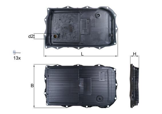 OTOMATIK SANZIMAN YAG KARTERI (GA8HP45Z) BMW F20 F45 F30 F10 F01 E84 F25 E70 . LAND ROVER DEFENDER L663 L319 RANGE ROVER III L322 L494 . JAGUAR XE X760 F-TYPE X752 - MAHLE - OEM 24118612901