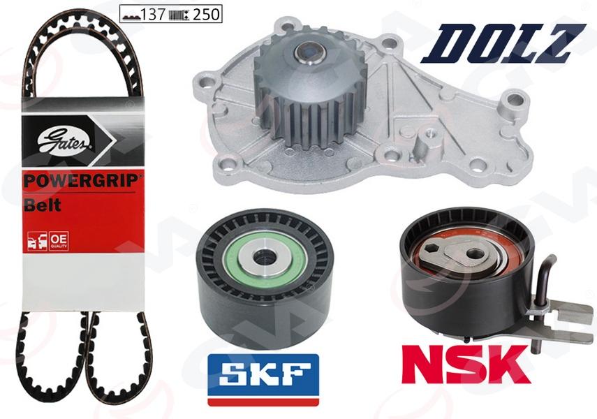 DEVİRDAİMLİ TRİGER SETİ (137x254) P206-P207-P307-P308-P407-P3008-EXPERT-PARTNER-BERLINGO-JUMPY-C2-C3 -C4-C5-XSARA-FOCUS II-FIESTA V-VI VOLVO S40-C30-V50-FIAT SCUDO EURO4 1.6 HDI-TDCİ - GVA - OEM 1684448080