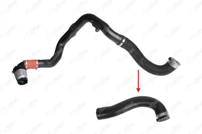 TURBO BORUSU KUCUK SILIKON MASTER III-MOVANO B 2.3 - NIFEA - OEM 8200730589