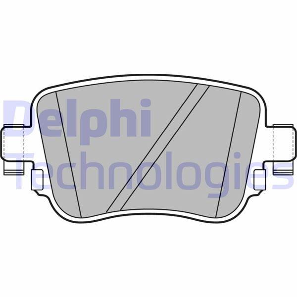 FREN BALATASI ARKA 15> CADDY SHARAN LEON OCTAVIA A1 Q3 - DELPHI - OEM 8U0698451F