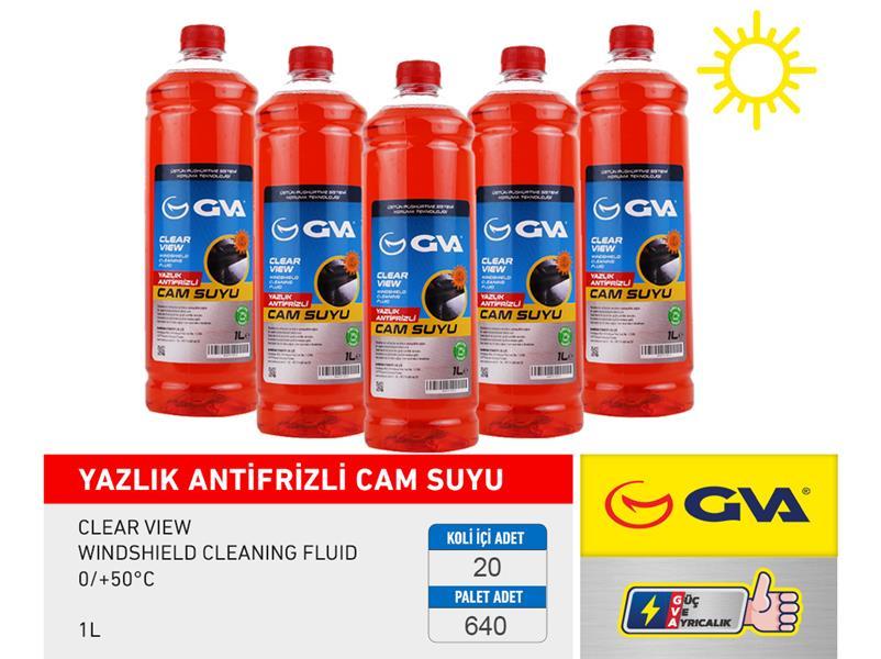 CAM SUYU 1 LT YAZLIK (ANTİFRİZLİ 0/+50C) - GVA