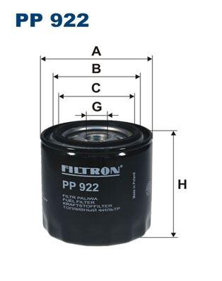 YAKIT FİLTRESİ MAZDA B-SERİE (PİCKUP) 2.5 D 4WD 78HP 09/98-06/99 - FILTRON - OEM PN1713ZA5A