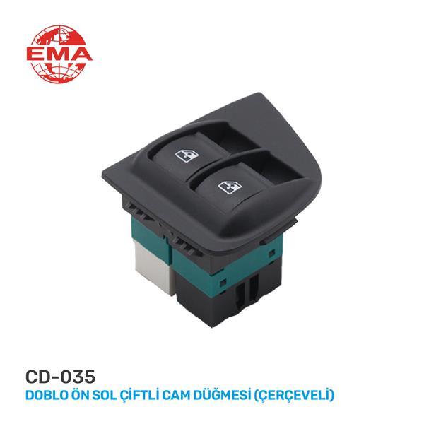 CAM AÇMA ANAHTARI FIAT DOBLO (05-) SOL (ÇİFTLİ-ÇERÇEVELİ) - EMA - OEM 735417033