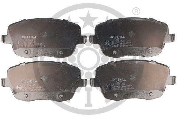 FREN BALATASI ON (131mm) CORDOBA FABIA POLO  02- - OPTIMAL - OEM 6Q0698151A