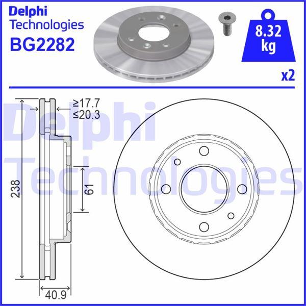 ÖN FREN AYNASI (KÜÇÜK) RENAULT R9-R11-R19-R21 CLIO I 91>96 CLIO II 98> CLIO SYMBOL 00>09 KANGOO 97> MEGANE I 96> SYMBOL II 08> (238x20.1) HAVALI 4 DELİK - DELPHI - OEM 7700756572
