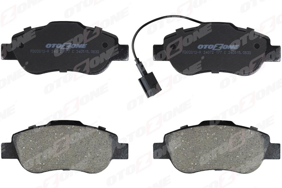 ÖN BALATA DOBLO 1.3-1.6-1.9 JTD 02=> FIORINO 1.3-1.4 MTJ 08=> FIAT 500 1.4 07=> (FİŞLİ) (civata takımlı) - OTOZONE - OEM 7364636