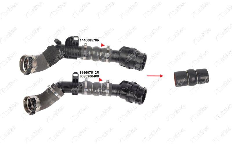 TURBO HORTUMU PLASTIK BORU HARIC DOKKER LODGY - NIFEA - OEM 144607512R