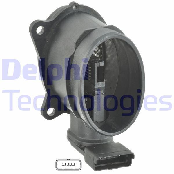 HAVA KÜTLE ÖLÇER 207-308-C4-PARTNER II 1.6 HDİ-FOCUS 2 1.6TDCI-S40 EXPERT III-JUMPY III-C4-C3-C3 II-C3 III-C5 II-C5 III-BERLINGO II-BERLINGO III-C4 PICASSO-C3 PICASSO- - DELPHI - OEM 1610874680