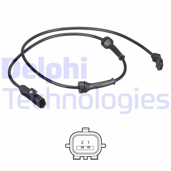 ABS SENSÖRÜ ARKA SAĞ-SOL RENAULT MEGANE II 02>08 SCENIC II 03>09 GRAND SCÉNIC II 04>08 - DELPHI - OEM 8200416683
